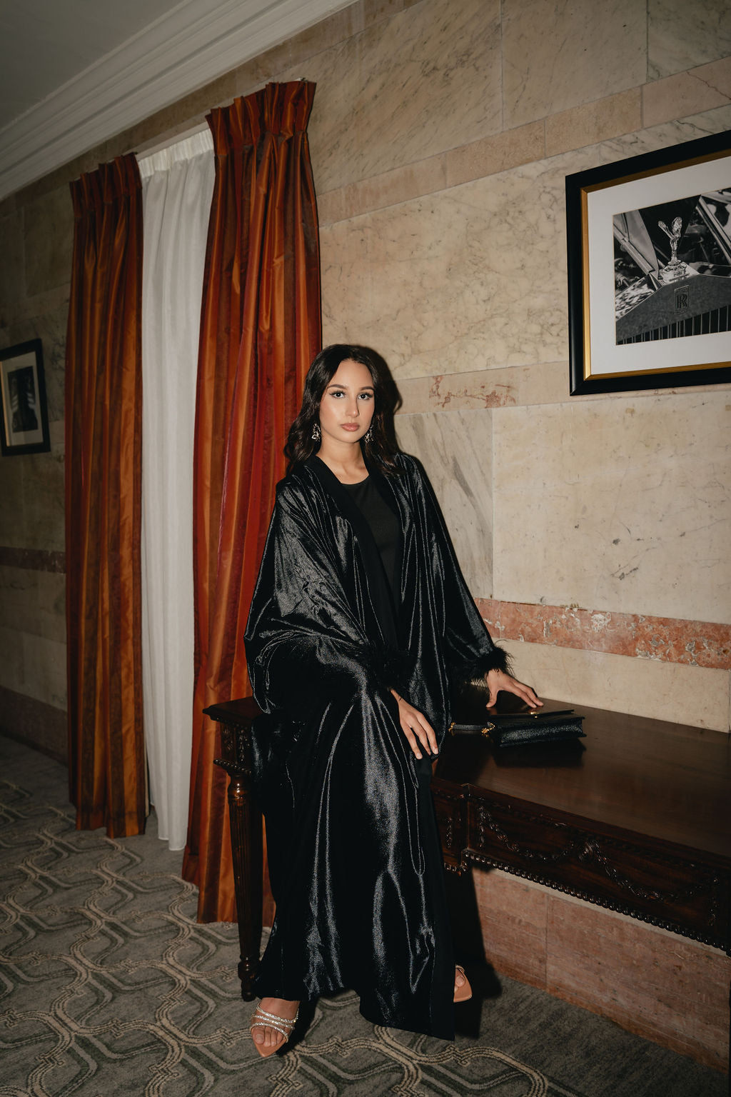 Blair open abaya