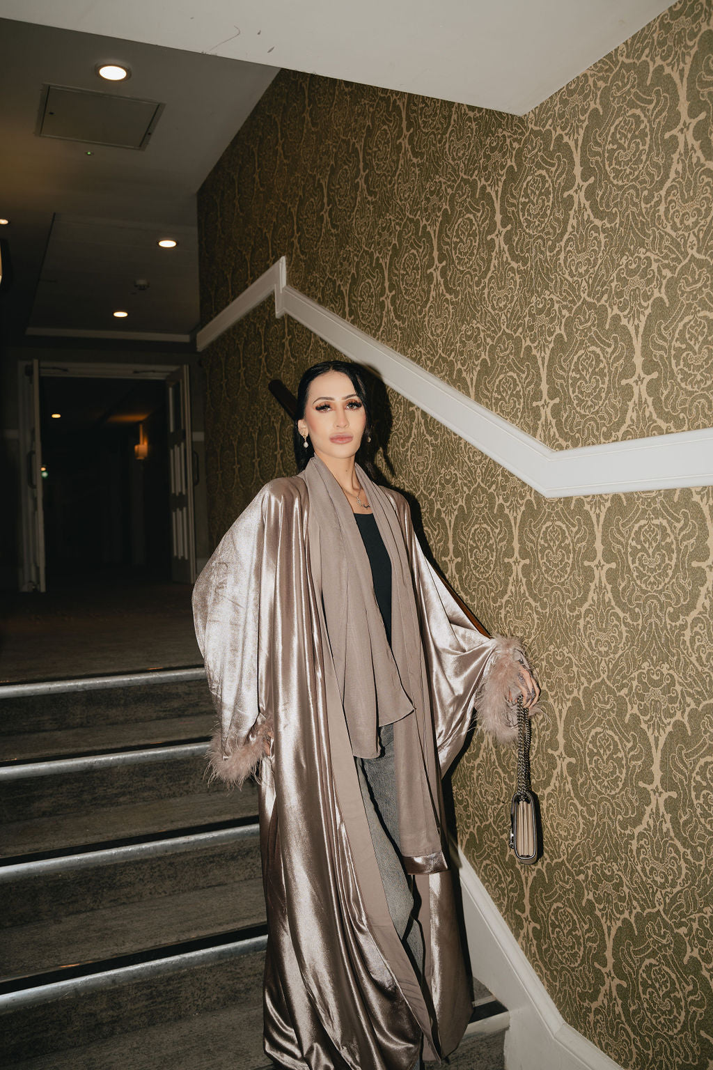 Serena open abaya