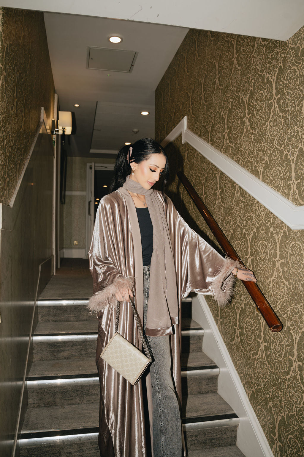 Serena open abaya