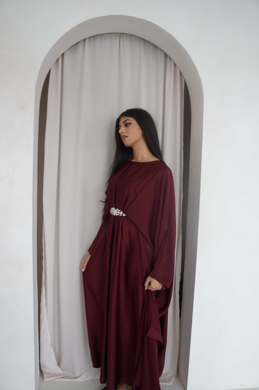 Rouh Kaftan in 'Cherry'