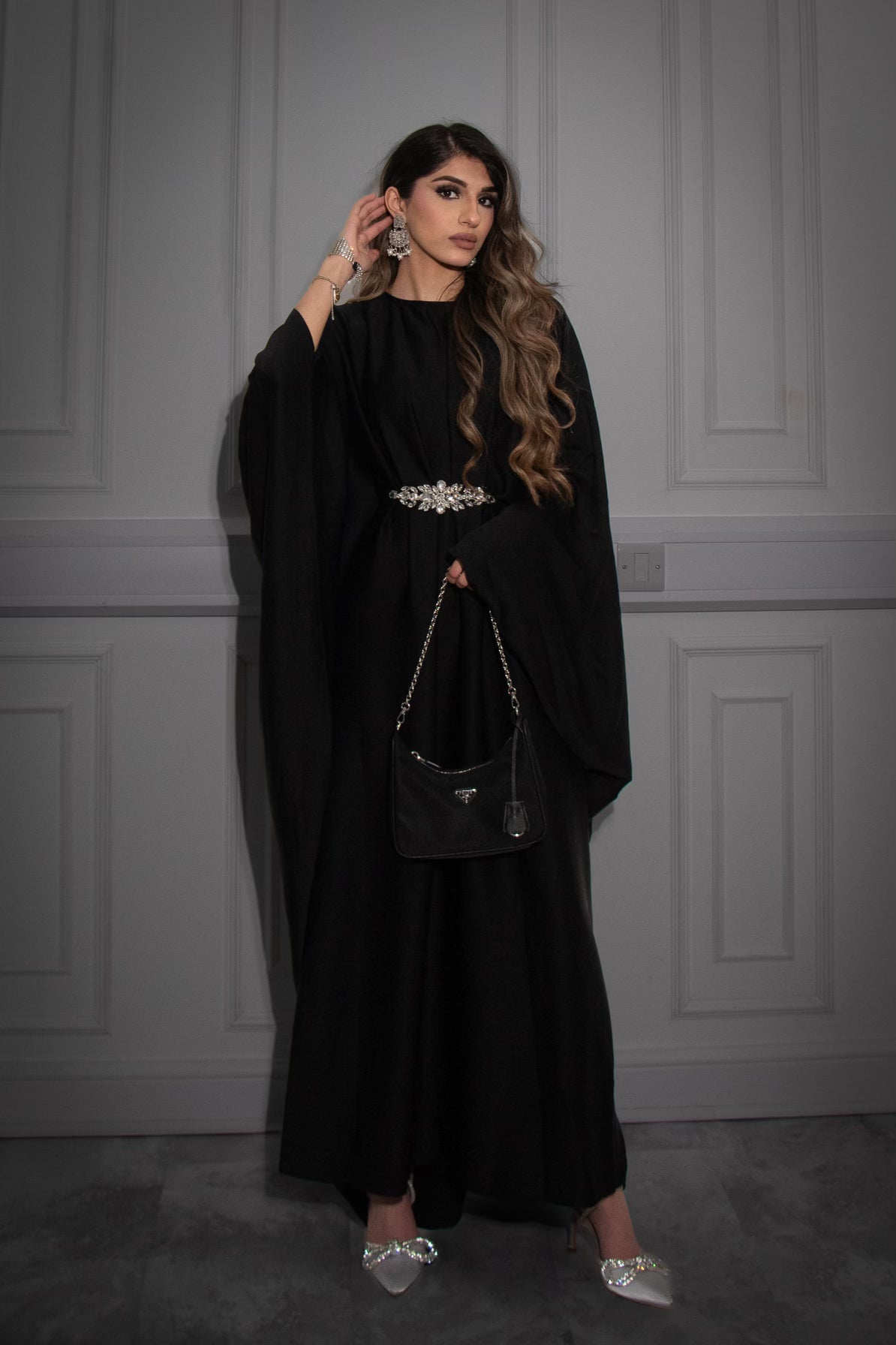 Rouh Kaftan in 'Charcoal'